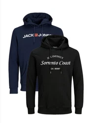 Jack & Jones Hoodie INFINITY Multipack Dunkelblau/Schwarz