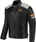 Rusty Stitches Motorradjacke Jari V2 Grau/Schwarz/Braun/Orange