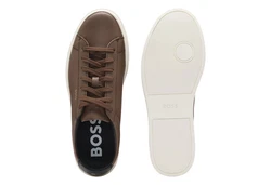 BOSS Kieran Tenn Sneaker Dunkelbraun/Braun/Grau