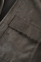 Next Kurzmantel Jacke aus Velourskunstleder 