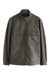 Next Kurzmantel Jacke aus Velourskunstleder 