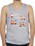 Shirtracer Tanktop Ein Glühwein Zwei Glühwein Wichtel Weihnachten Rot/Silber/Grau/Hellgrau