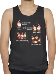 Shirtracer Tanktop Ein Glühwein Zwei Glühwein Wichtel Weihnachten Rot/Silber/Schwarz/Braun/Blau