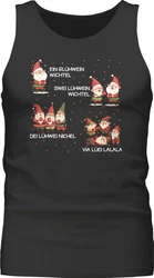 Shirtracer Tanktop Ein Glühwein Zwei Glühwein Wichtel Weihnachten Rot/Silber/Schwarz/Braun/Blau