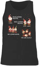 Shirtracer Tanktop Ein Glühwein Zwei Glühwein Wichtel Weihnachten Rot/Silber/Schwarz/Braun/Blau