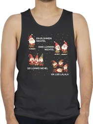 Shirtracer Tanktop Ein Glühwein Zwei Glühwein Wichtel Weihnachten Rot/Silber/Schwarz/Braun/Blau