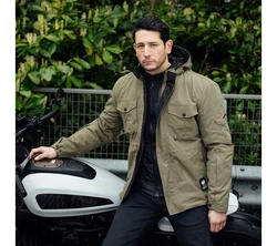 Merlin Motorradjacke Jagger Urban Utility Braun/Khaki/Dunkelgrün