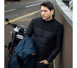 Merlin Motorradjacke Jagger Urban Utility Dunkelblau/Blau/Lila