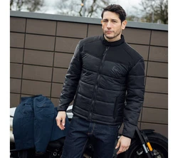 Merlin Motorradjacke Jagger Urban Utility Dunkelblau/Blau/Lila
