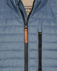 camel active Steppjacke Funktionsjacke Hellblau/Blau/Grau