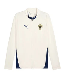 Sweatjacke Portugal Training Trainingsjacke Beige Polyester