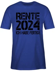 Shirtracer T-Shirt Rente schwarz