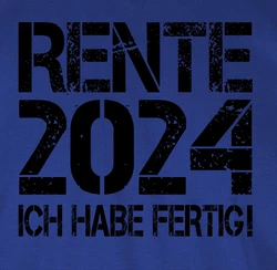 Shirtracer T-Shirt Rente schwarz