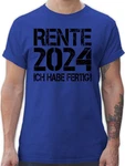 Shirtracer T-Shirt Rente schwarz