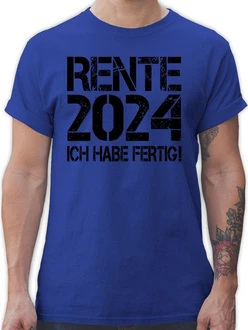 Shirtracer T-Shirt Rente schwarz
