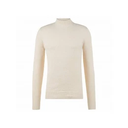 Stehkragenpullover uni regular fit (1-tlg)