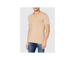 Pure T-Shirt Basic Shirt Doppelpack Weiß/Schwarz/Creme/Grau