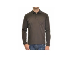 RAGMAN Shirt uni regular fit Dunkelrot/Bordeaux/Rot