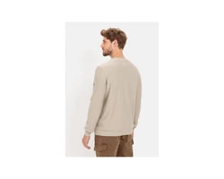 camel active Strickpullover Rundhalspullover uni regular fit Khaki/Beige/Braun