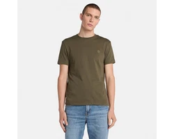 Timberland T-Shirt DUNSTAN RIVER Kurzarm Tee Dunkelgrün/Khaki