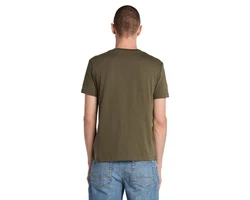 Timberland T-Shirt DUNSTAN RIVER Kurzarm Tee Dunkelgrün/Khaki