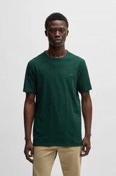 BOSS ORANGE T-Shirt Tegood mit Rundhalsausschnitt Dunkelgrün/Grün