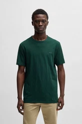 BOSS ORANGE T-Shirt Tegood mit Rundhalsausschnitt Dunkelgrün/Grün
