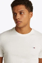 Tommy Jeans T-Shirt TJM XSLIM 3 PACK TEE Schwarz/Weiß/Creme/Dunkelblau