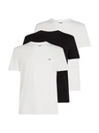 Tommy Jeans T-Shirt TJM XSLIM 3 PACK TEE Schwarz/Weiß/Creme/Dunkelblau