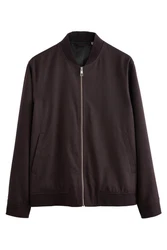Next Bomberjacke (1-St) Dunkelbraun/Braun