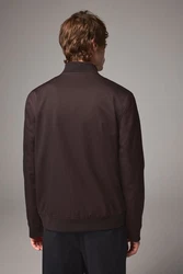 Next Bomberjacke (1-St) Dunkelbraun/Braun