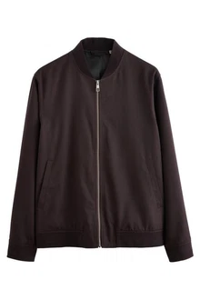 Next Bomberjacke (1-St) Dunkelbraun/Braun