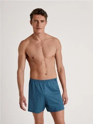 Calida Prints Herren Shorts Blau/Dunkelblau