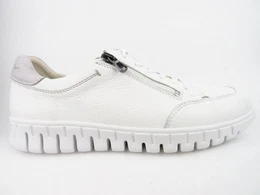 Waldlufer H-Baldo HIRSCH weiss ZIP Sneaker