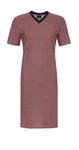 Ringella Nachthemd V-Ausschnitt Rot/Dunkelrot/Lila/Bordeaux/Rosa