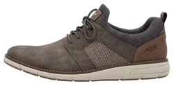 Rieker Slip-On Sneaker Slipper Khaki/Grau/Dunkelgrün/Braun
