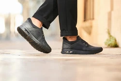 Rieker Slip-On Sneaker Schwarz/Dunkelblau/Grau/Dunkelgrau
