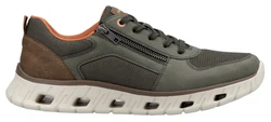 RIEKER Sport Sneaker Schnürschuh Freizeitschuh Halbschuh Dunkelgrün/Khaki/Grün