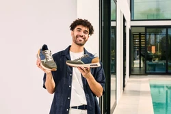 Rieker Sneaker Schnürschuh Halbschuh Freizeitschuh Dunkelgrün/Grün