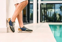 Rieker Sneaker Schnürschuh Halbschuh Freizeitschuh Dunkelgrün/Grün