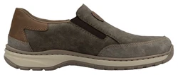 Rieker Slipper Slip-on-Sneaker Freizeitschuh Halbschuh Khaki/Braun/Grau/Dunkelgrün/Beige