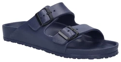 Josef Seibel Macon 01 Pantolette Dunkelblau/Blau/Hellblau