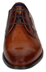 bugatti Schnürschuh Gapo Braun/Orange/Hellblau/Beige/Rot