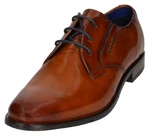 bugatti Schnürschuh Gapo Braun/Orange/Hellblau/Beige/Rot