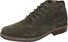 Stiefel Schnrstiefelette aus Veloursleder