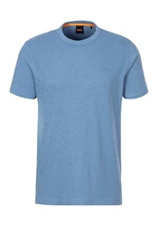 BOSS ORANGE T-Shirt Tegood mit Rundhalsausschnitt Blau/Grau/Hellblau