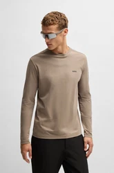 BOSS GREEN Langarmshirt Tee Long grün