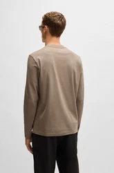 BOSS GREEN Langarmshirt Tee Long grün