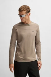 BOSS GREEN Langarmshirt Tee Long grün