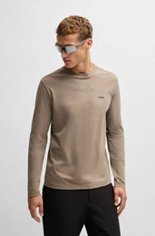 Langarmshirt Tee Long mit Rundhalsausschnitt